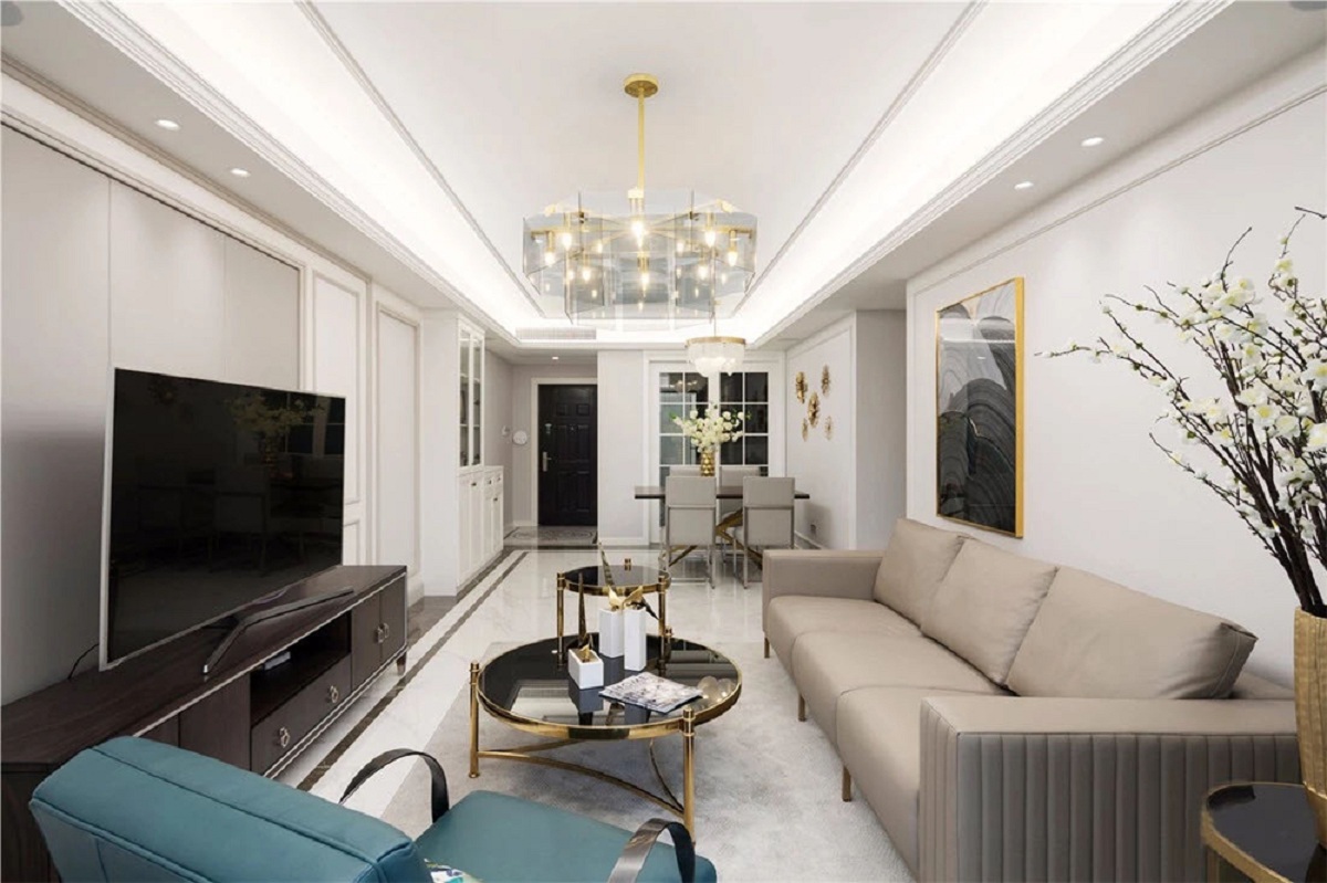 蘇州方埝花苑客餐廳裝修 蘇州110平米客餐廳裝修